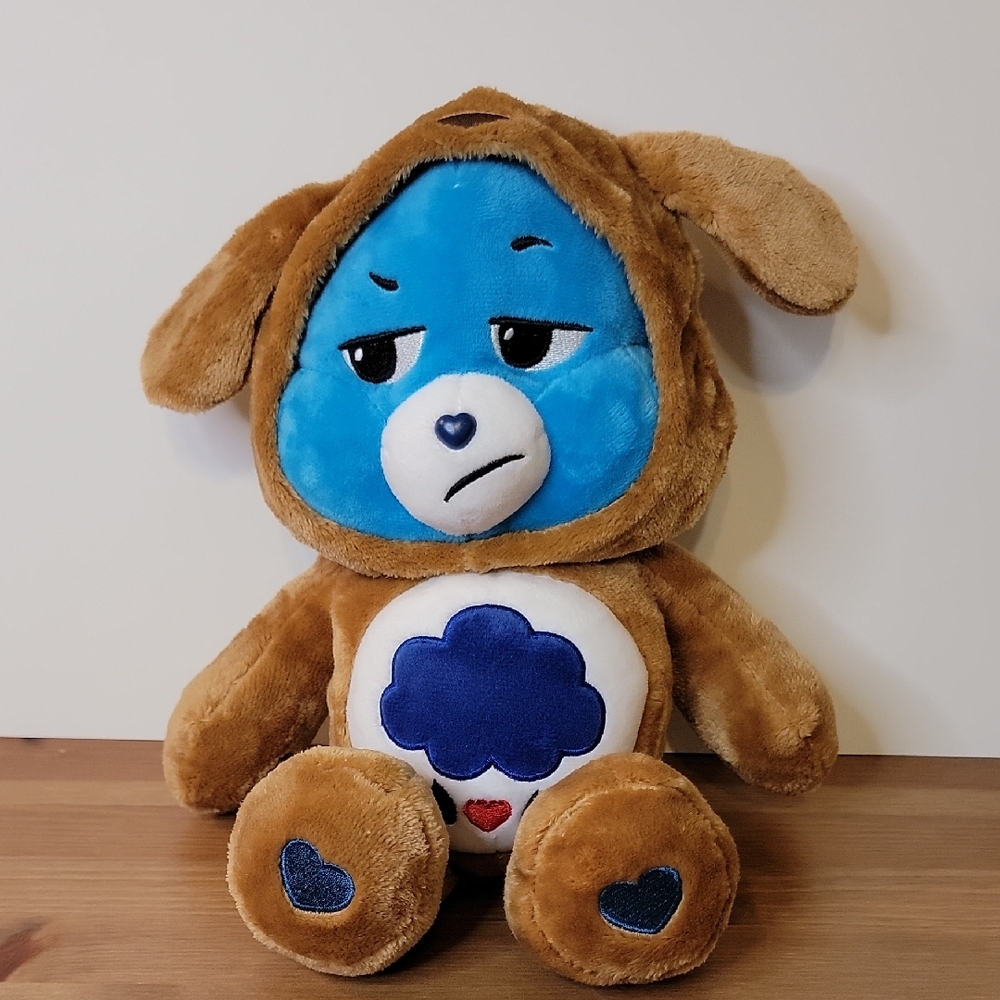 Grumpy Bear Hoodie Puppy - Care Bear Unlock The Magic 12" Plush
